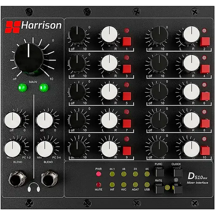 Harrison D510mx 10×2 Analog Mixer Interface Module for the D510r Rack Guitar Center