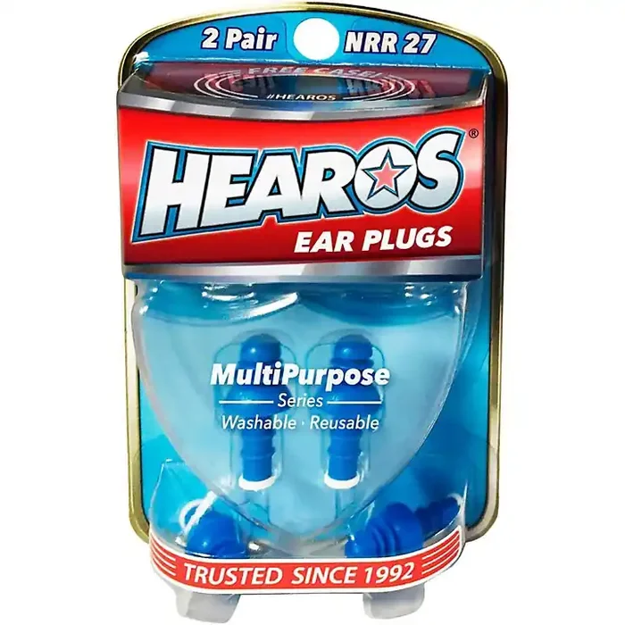 Hearos Multi-Purpose Series Ear Plugs 2 Pair + Free Case Guitar Center
