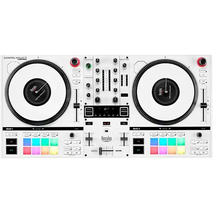 Hercules DJControl Inpulse T7 2-Channel DJ Controller White