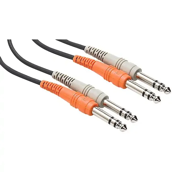 Hosa CSS203 Balanced Dual 1/4″ TRS Male to Balanced Dual 1/4″ TRS Male Patch Cable 3 m Guitar Center