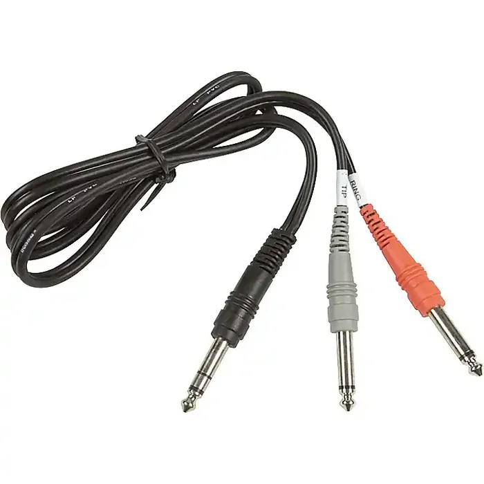 Hosa STP-203 Stereo 1/4″ Phone to 2 – Mono 1/4″ Phone Insert Cable 6.6 ft. Guitar Center