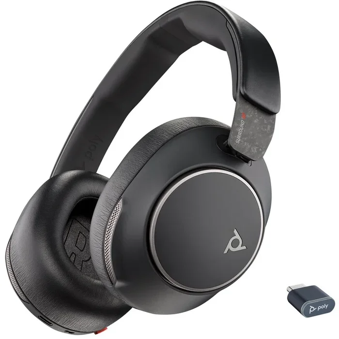 HP Poly Voyager Surround 80 UC Wireless Over-Ear Headphones
