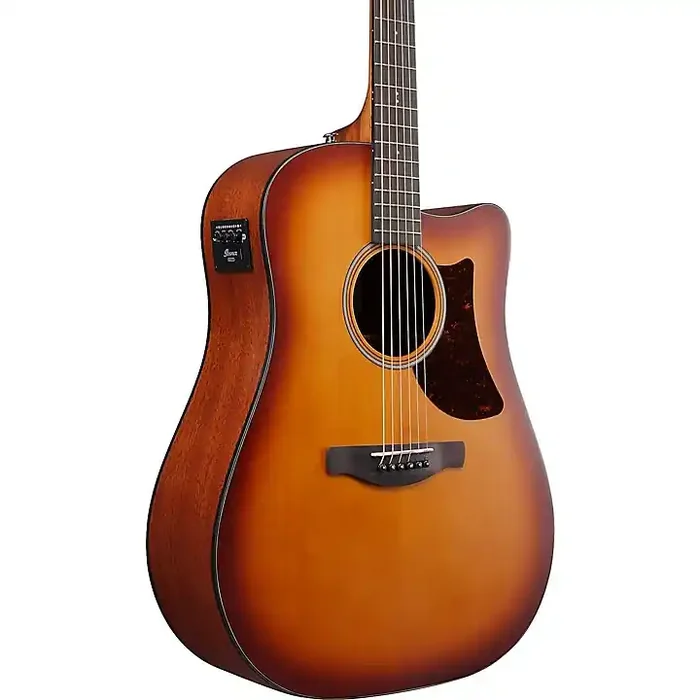 Ibanez AAD50CE Advanced Sitka Spruce-Sapele Grand Dreadnought Acoustic-Electric Guitar Light Brown Sunburst Guitar Center
