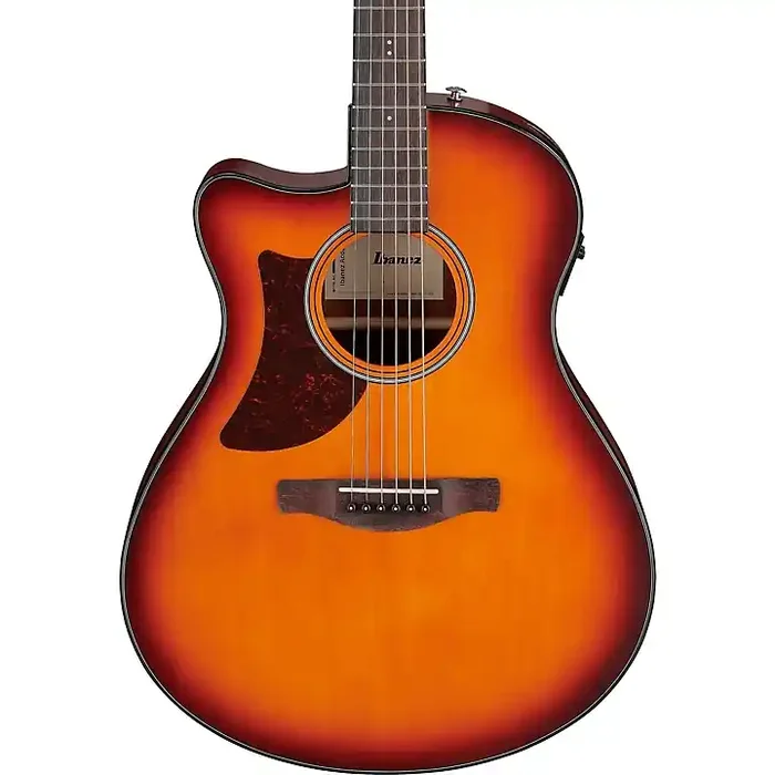 Ibanez AAM50LCE Left-Handed Advanced Auditorium Acoustic-Electric Guitar Light Brown Sunburst Guitar Center