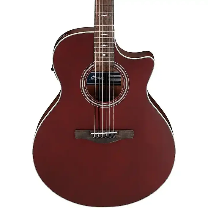 Ibanez AE100 Grand Auditorium Acoustic-Electric Guitar Burgundy Flat Guitar Center