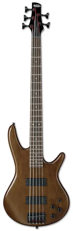 Ibanez GSR205B 5-String Bass Guitar in Walnut Flat