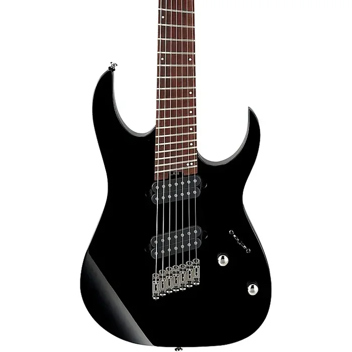 Ibanez RGMS7 Multi-Scale 7-String Electric Guitar Black Guitar Center
