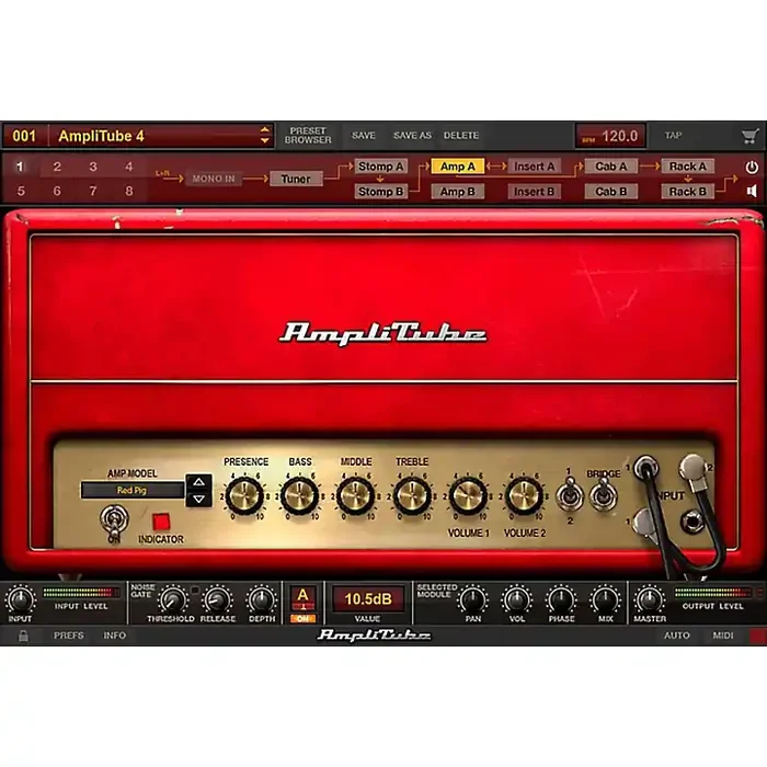 IK Multimedia AmpliTube 4 Fender Power DUO Bundle Guitar Center