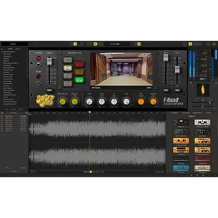IK Multimedia T-RackS Sunset Sound Studio Reverb (Download) Guitar Center