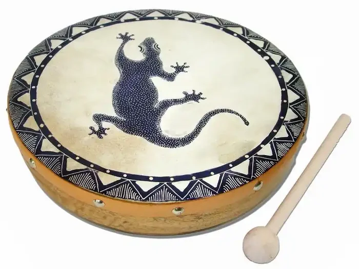 Indonesian Frame Drum – Gecko