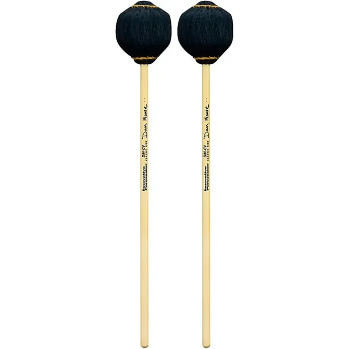 Innovative Percussion Dan Moore Series Classic Rattan Handle Vibraphone Mallet Black Yarn Guitar Center