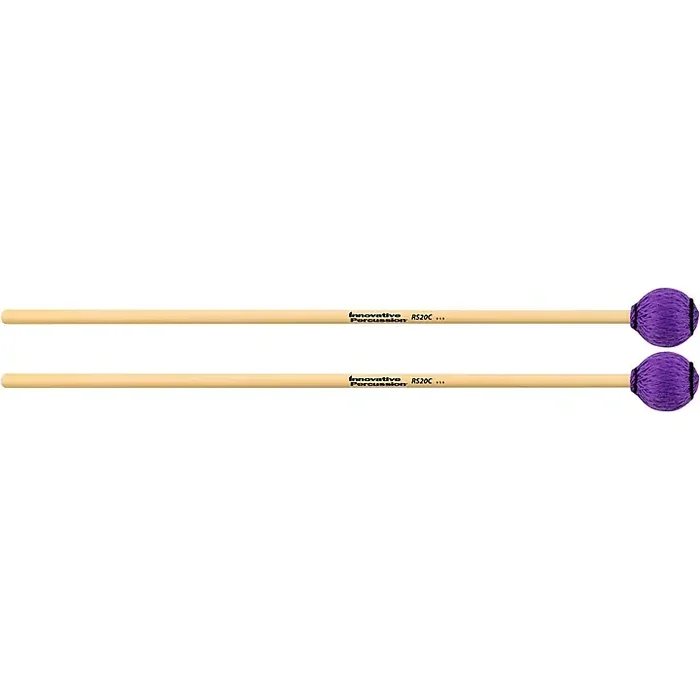 Innovative Percussion Rattan Marimba/Vibraphone Mallets Medium Purple Cord Guitar Center