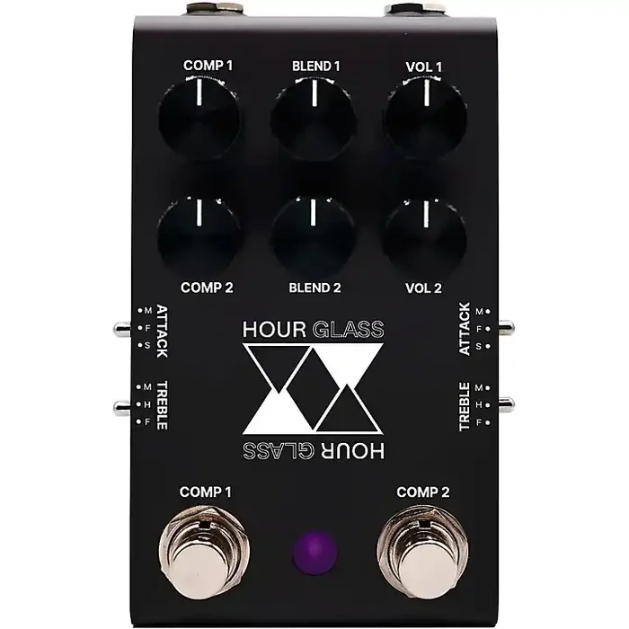 Jackson Audio Hourglass Analog Dual Compressor Effects Pedal Black Guitar Center