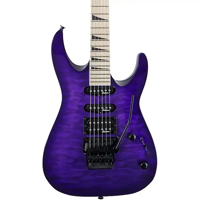 Jackson JS34Q Dinky DKAM Electric Guitar Transparent Purple Guitar Center