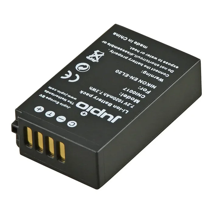 Jupio Li-Ion 7.2V 1020mAh Rechargeable Battery For Nikon EN-EL20 Camera