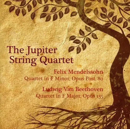 Jupiter String Quartet Quartet in F minor / Quartet in F Major Op 13 – COMPACT DISCS