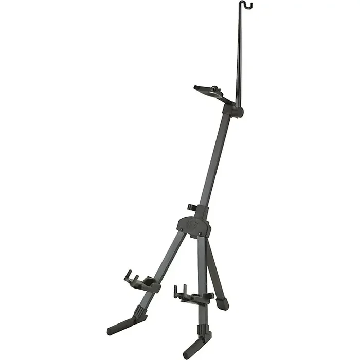 K&M Compact Violin/Viola Stand Black Guitar Center