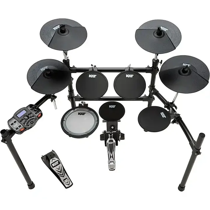 KAT Percussion KT-200 5-Piece Electronic Drum Set Black Guitar Center