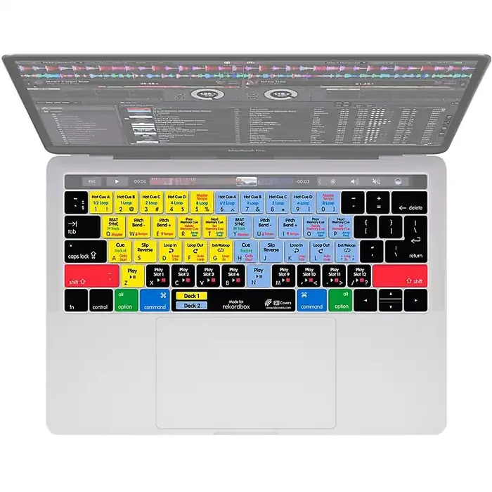 KB Covers rekordbox Keyboard Cover for MacBook Pro 2016+ With Touch Bar Guitar Center