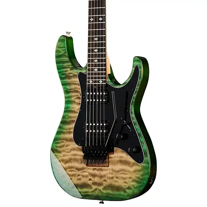 Kramer Volante Quilt HHFR Electric Guitar Ultramarine Burst