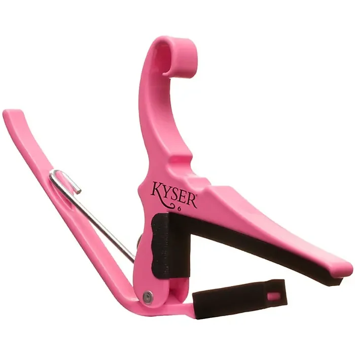 Kyser Quick-Change Capo for 6-String Guitars Pink Guitar Center