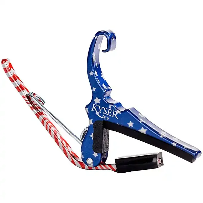 Kyser Quick-Change Capo for 6-String Guitars Stars & Stripes Guitar Center