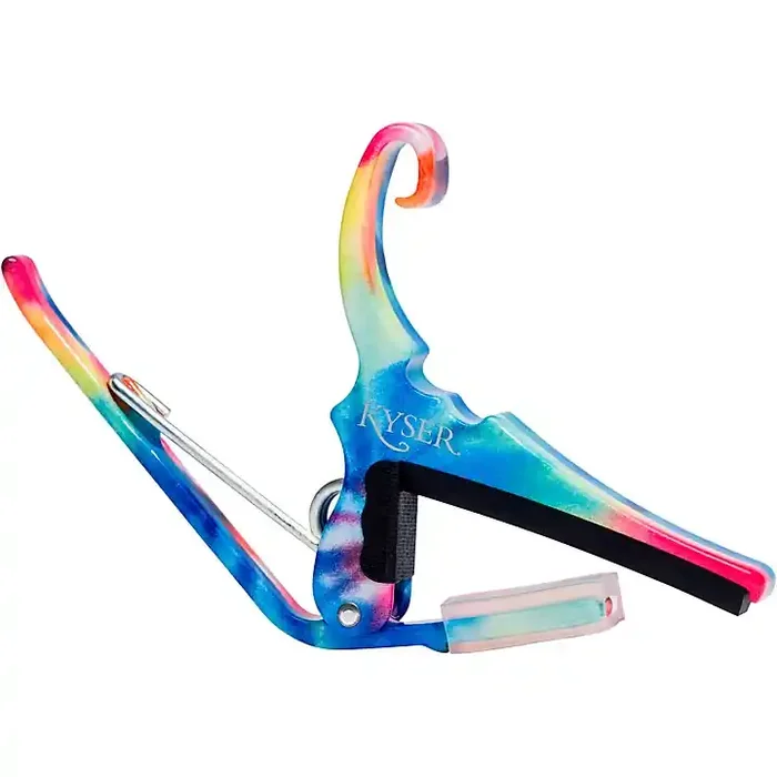 Kyser Quick-Change Capo for 6-String Guitars Tie-Dye Guitar Center