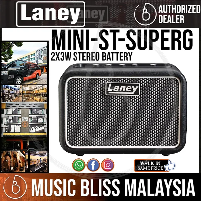 Laney Mini-St-SuperG 2x3W Stereo Battery