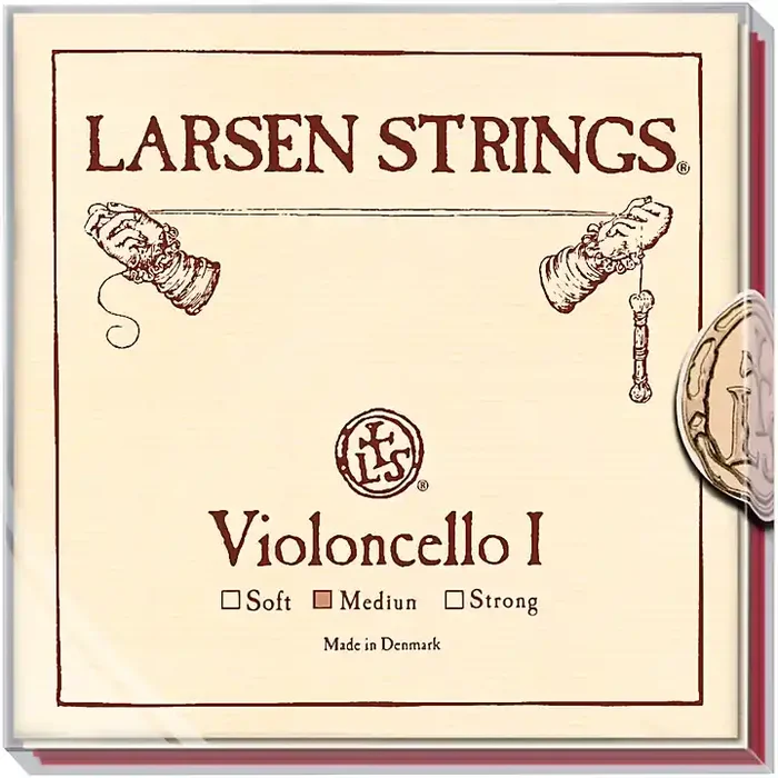 Larsen Strings Original and Magnacore Cello String Set 4/4 Size, Medium Guitar Center