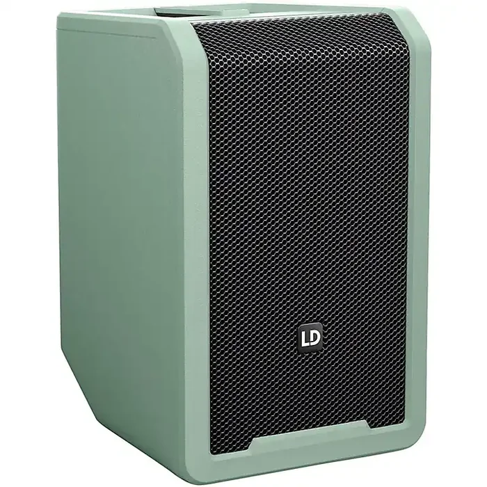 LD Systems ANNY 8 Portable 8″ Battery-Powered Speaker, Adventure Green Guitar Center