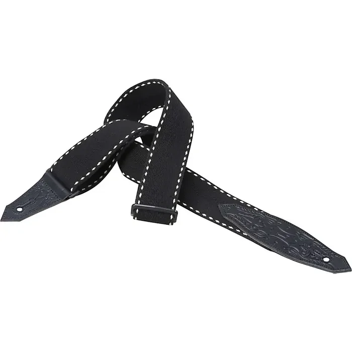Levy‘s 2″ Heavy Weight Cotton Strap Black Guitar Center