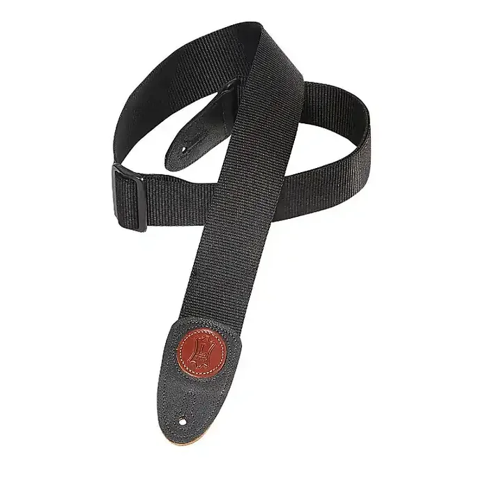 Levy‘s 2″ Poly Guitar Strap Black Guitar Center