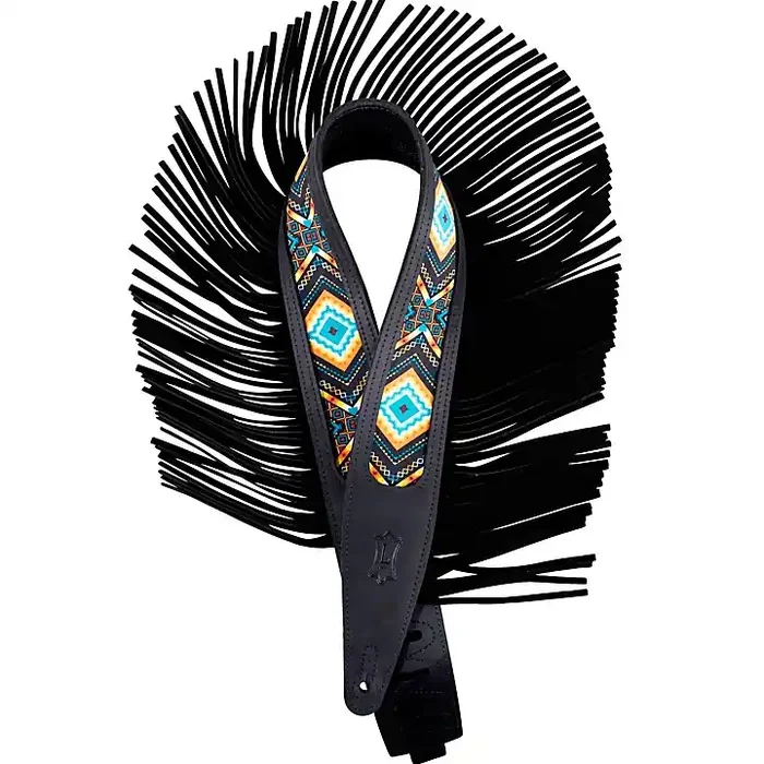Levy‘s The Crazy Horse Outlaw Guitar Strap Black 2.5 in. Guitar Center