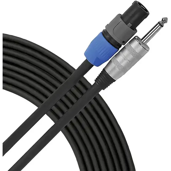 Livewire Elite 12g Speaker Cable Speakon to 1/4″ Male 5 ft. Black Guitar Center