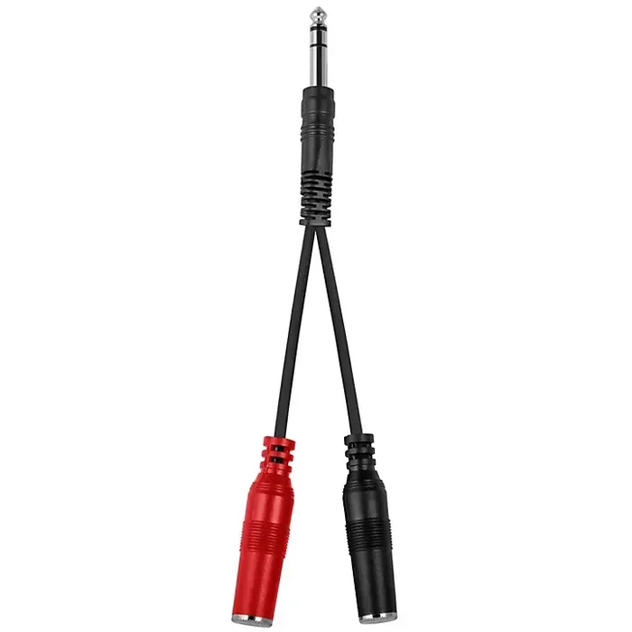 Livewire Essential Y-Adapter 1/4″ TRS to 1/4″ TS Female Black 6 in. Guitar Center