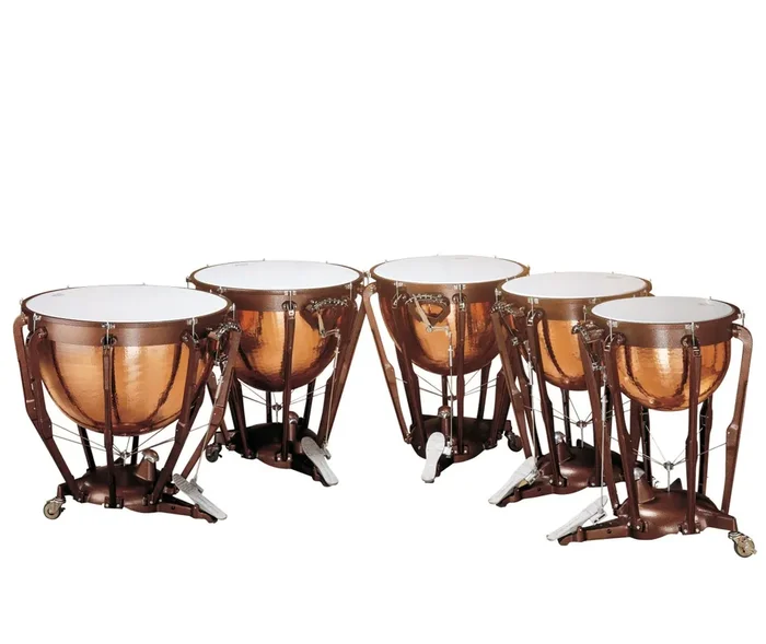 LKG732KG Ludwig 32″ Hammered Copper Bowl with Pro Tuning Gauge (Suspended One-Piece Bowl Construction)