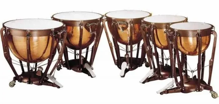 LKP523KG Ludwig 23″ Hammered Copper Bowl with Pro Tuning Gauge (Suspended Bowl Construction)