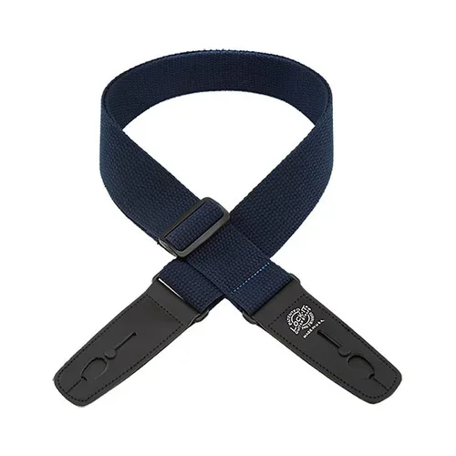 lock-it 2″ Navy Cotton Strap – Black Ends