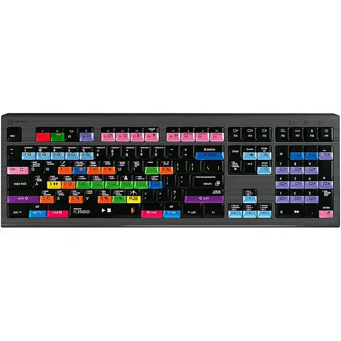 Logickeyboard FL Studio 20 Astra Mac English 2 US Mac Backlit ASTRA Guitar Center