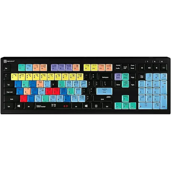 Logickeyboard Steinberg Cubase/Nuendo PC Astra 2 US PC Backlit ASTRA Guitar Center