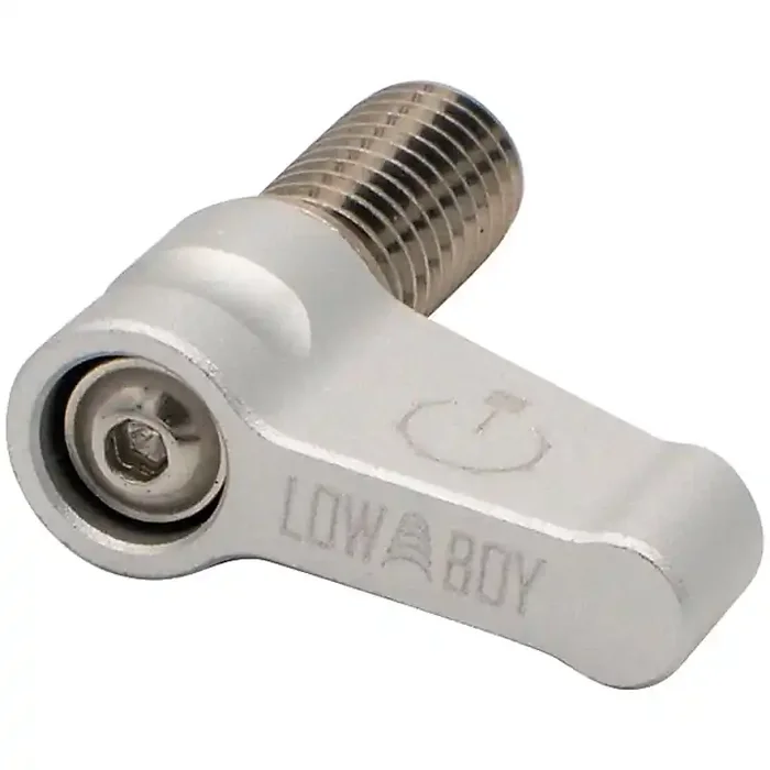 LOW BOY Power Switch with M8 Thread Silver Guitar Center