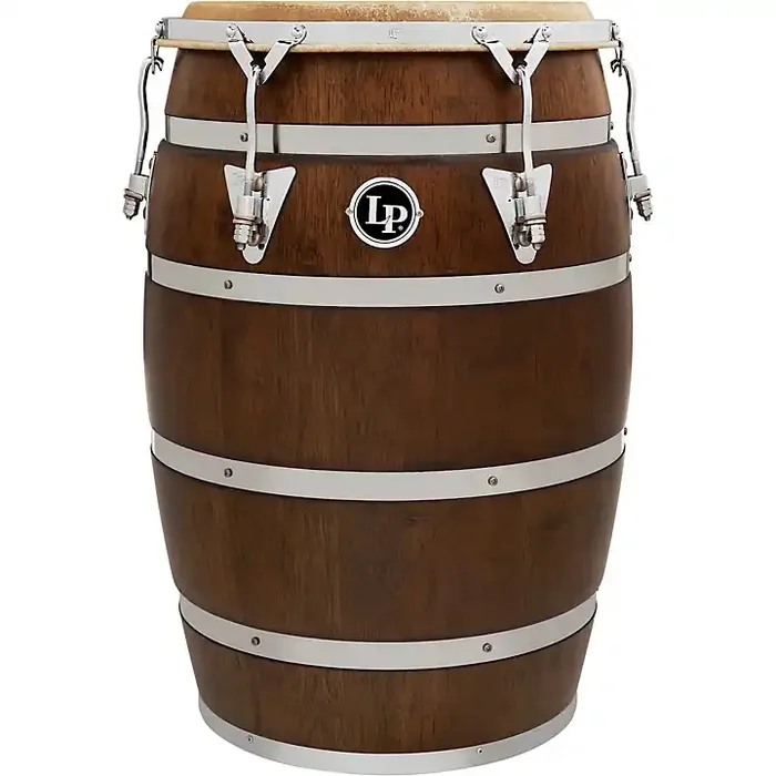 LP 14″ Siam Oak Barril De Bomba With Chrome-Plated Hardware 16 in. Guitar Center