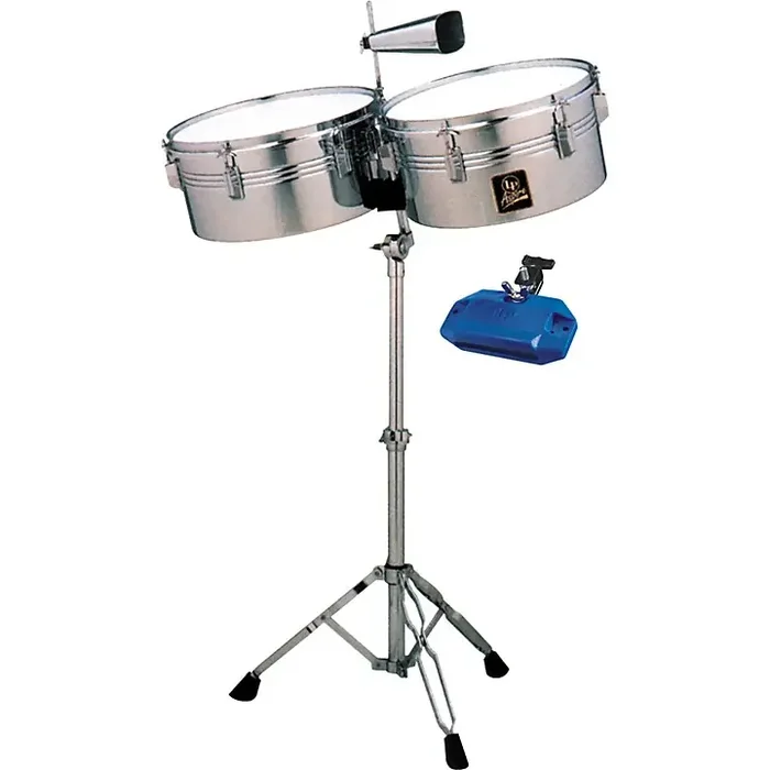 LP Aspire Timbale Set with High Pitch Jam Block Guitar Center