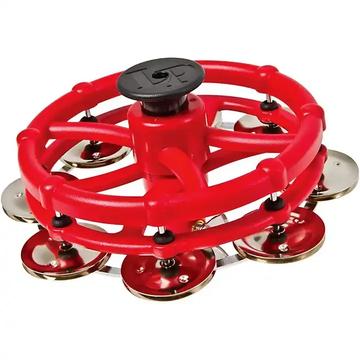 LP Hi-Hat Tambourine with Click Feature Steel Jingles Guitar Center