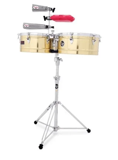 LP (Latin Percussion) – Prestige 13” And 14” Timbales Brass Lp1314-B