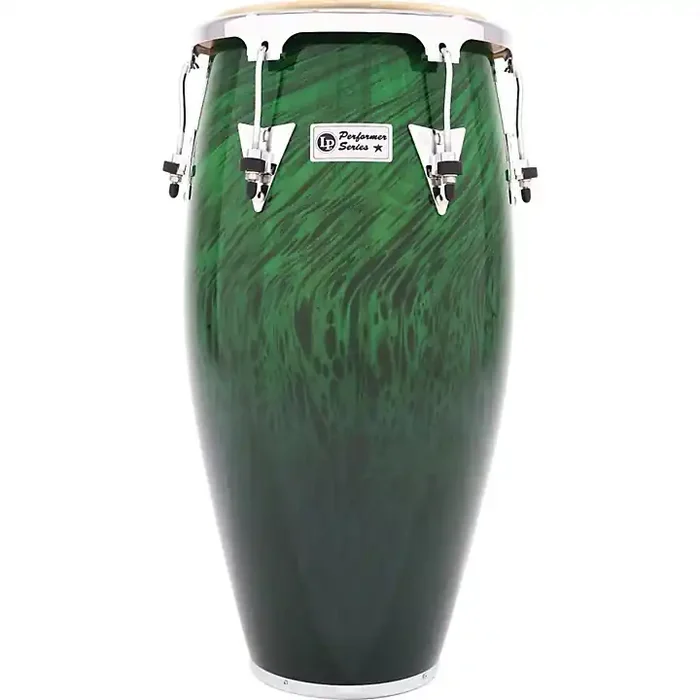LP Performer Series Conga With Chrome Hardware 11.75 in. Green Fade Guitar Center