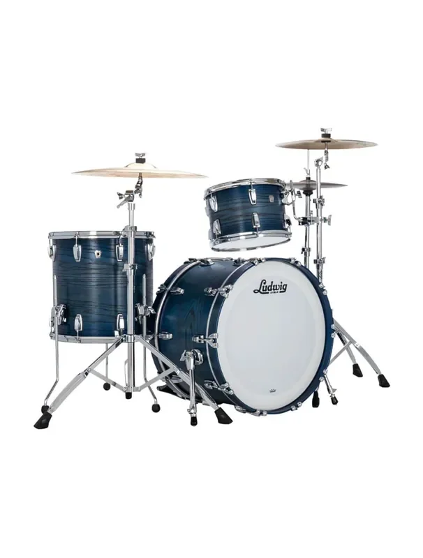 Ludwig Classic Oak Pro Beat 3-pc Shell Pack w/24″ Kick – Blue Burst