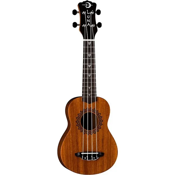 Luna Soprano Vintage Mahogany Ukulele Natural Guitar Center