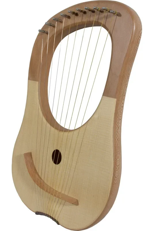 Lyre Harp, 10 String, Lacewood