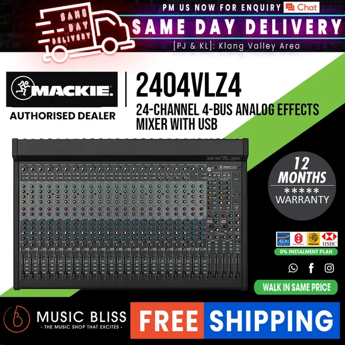 Mackie 2404VLZ4 24-Channel Analog Mixer